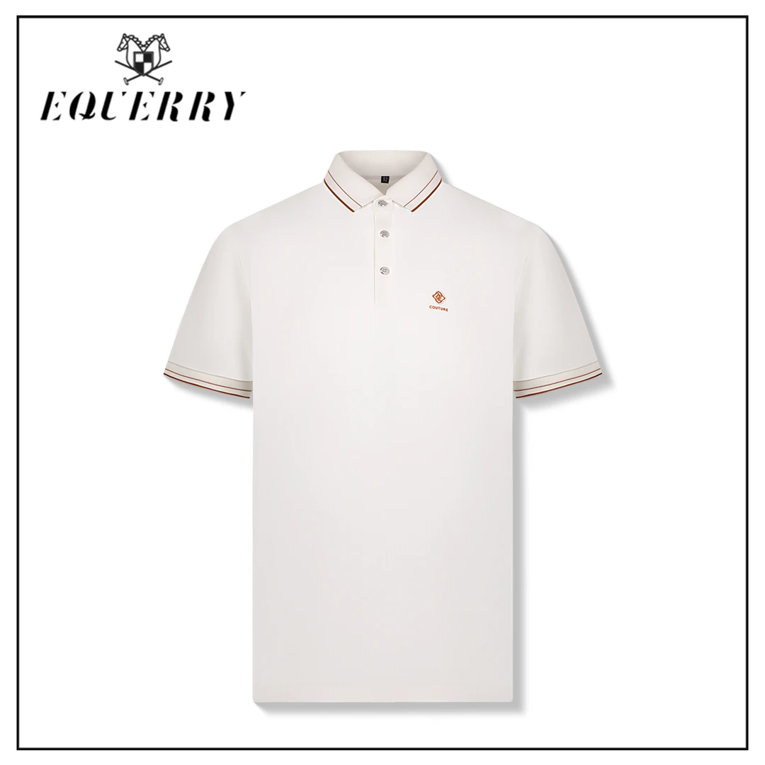 【77专属】EQ男装面料新界云柔零压感撞色领POLO衫-T619