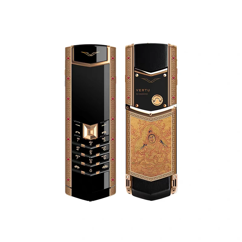 准新品 威图哥 Vertu威图手机唐卡4G款高端总裁签名黄金限量版