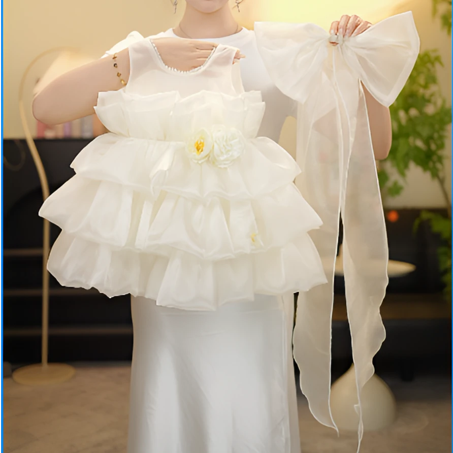 【CN云朵绮梦蓬蓬裙】2025新款高端定制裙公主裙女童连衣裙夏季纱裙