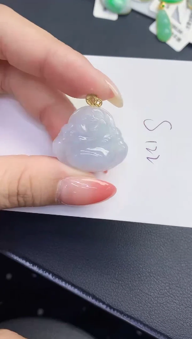 翡翠未镶嵌颈饰缅甸天然翡翠A货