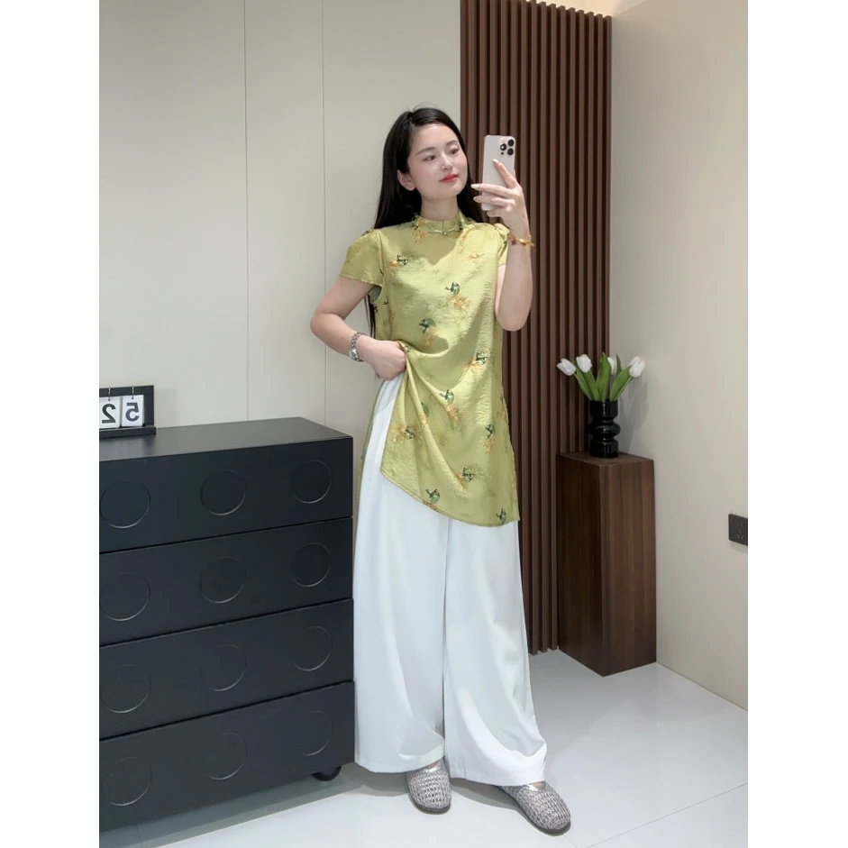 [程程家]国风盘扣套装女