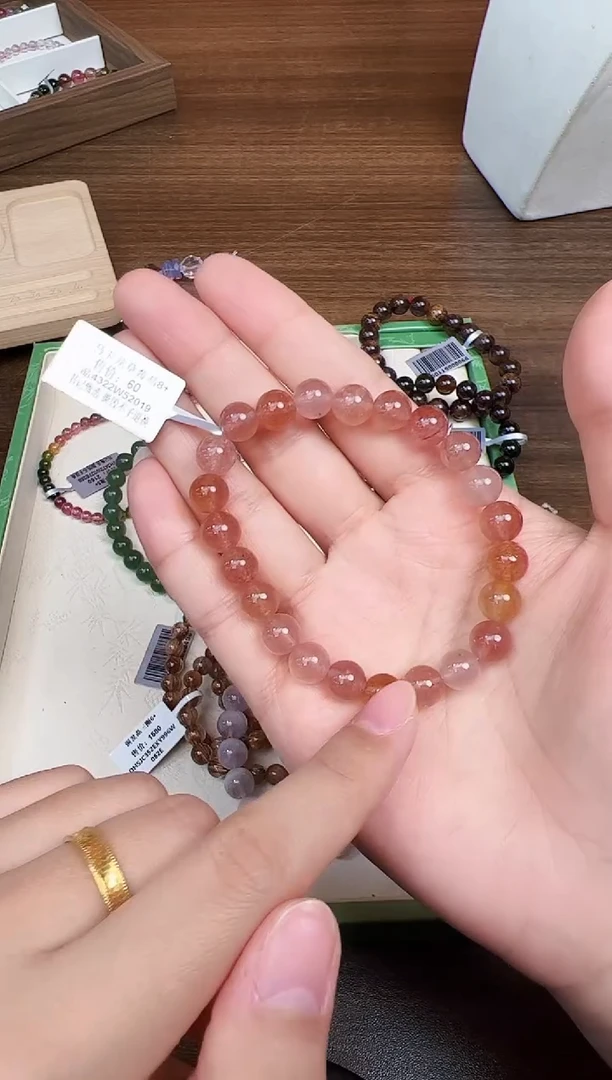 未镶嵌手链石英质玉悦1526 约8mm