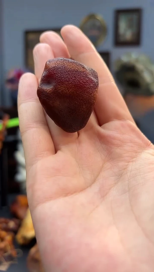 琥珀颈饰未镶嵌吊坠