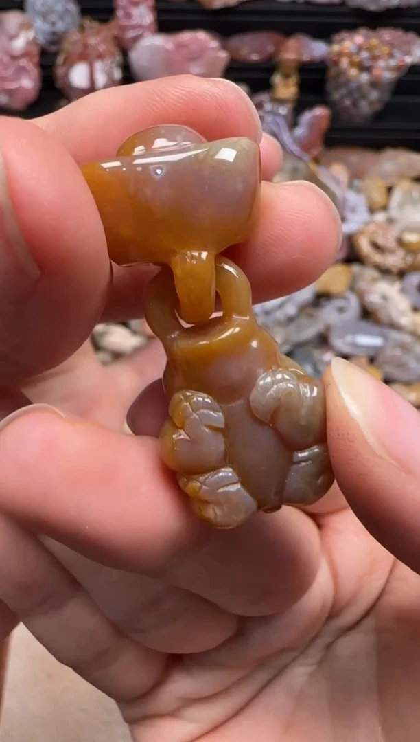 【闪购商品】硅化珊瑚（珊瑚玉）颈饰未镶嵌078