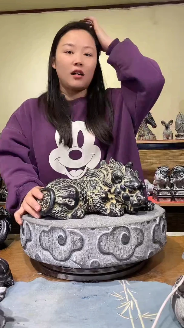 石材直播间30长貔貅