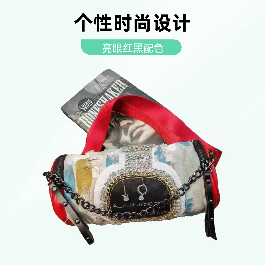 甜酷风百搭休闲包包2025新款洋气外出旅行运动包包外套包