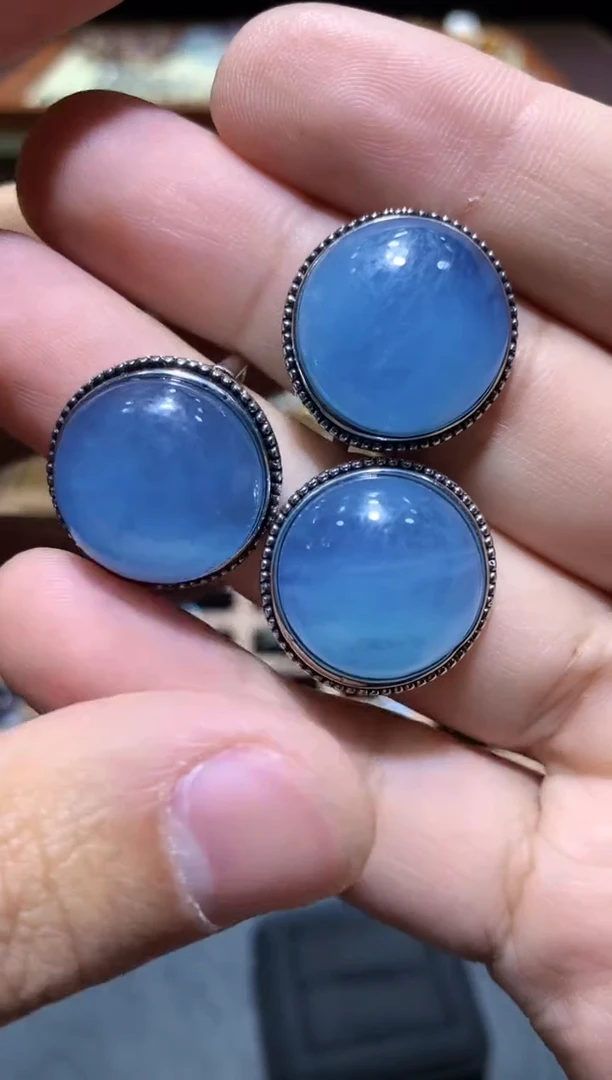 【闪购商品】海蓝宝石戒圈未镶嵌T80【多样性发其一】