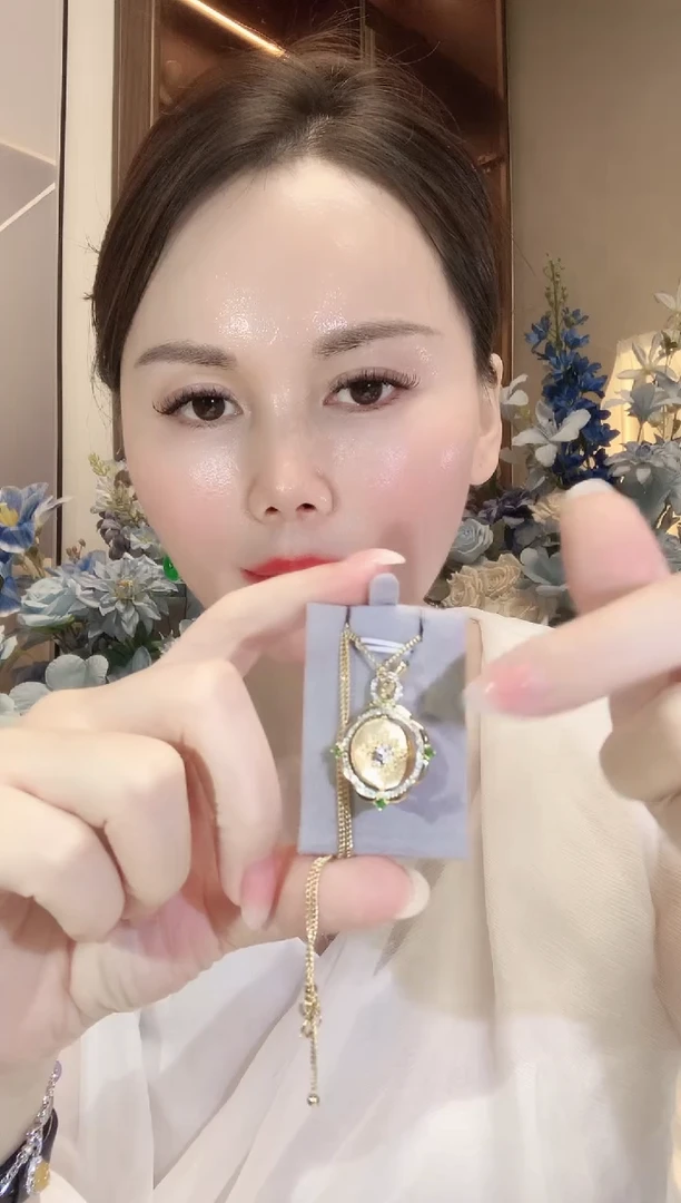 百搭链18K金镶嵌钻石D20 多样性发货一件