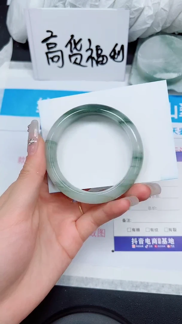 【闪购商品】石英质玉手镯未镶嵌A166-54`55`