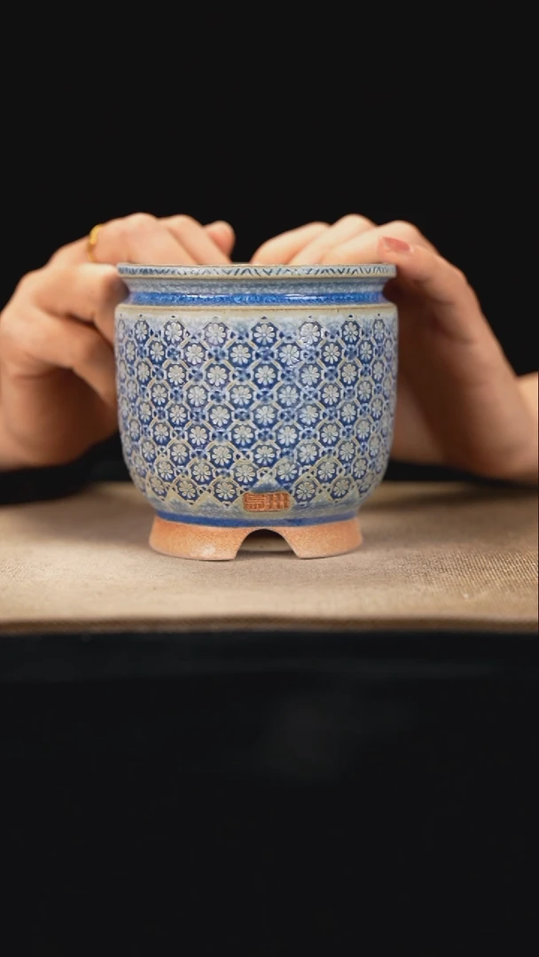 10-23-022花盆口径7.5瑕