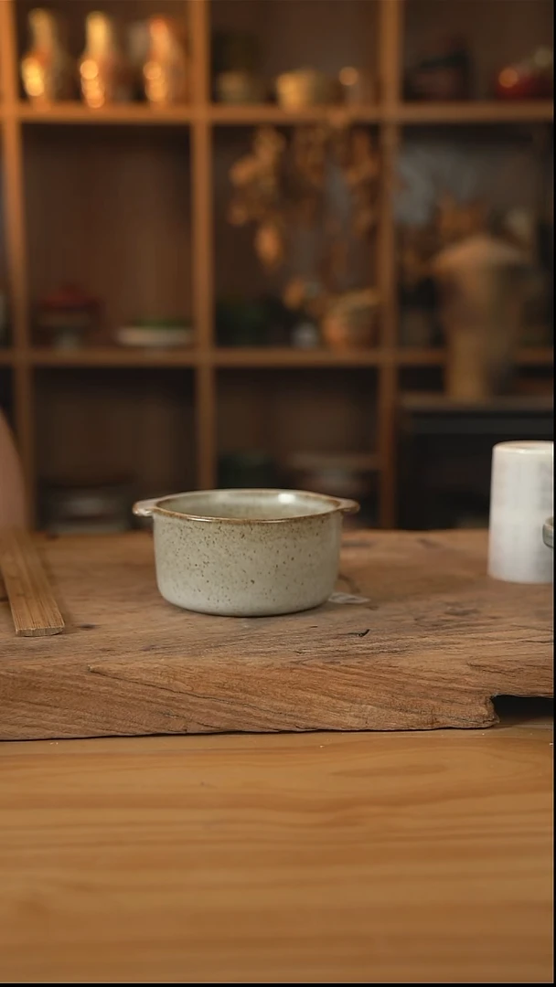 奶奶系列的双耳早餐碗