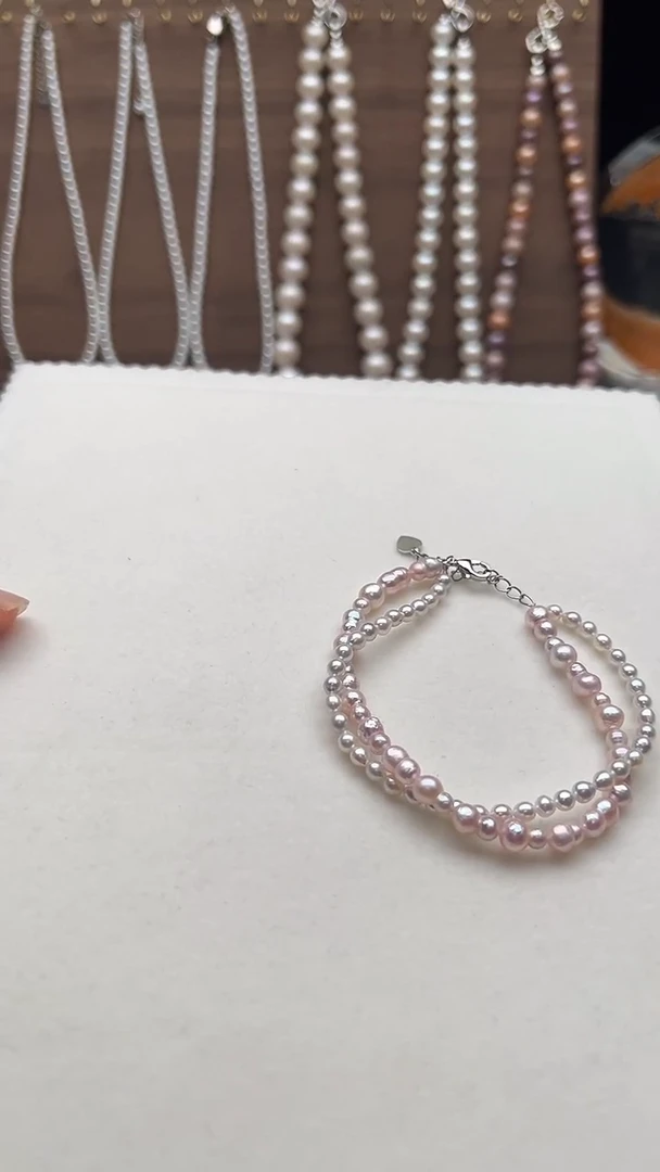 钛钢手绳淡水珍珠永丽严选