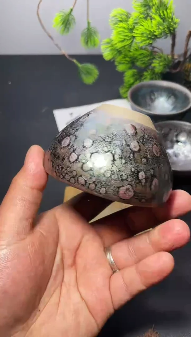 茶盏135  叶紫建盏