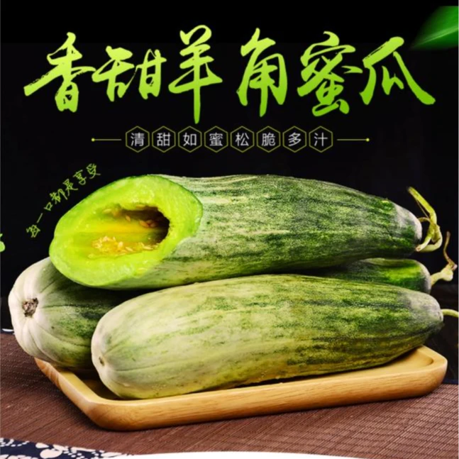 【坏果包赔】山东脆甜羊角蜜甜瓜3-3.5斤 当季新鲜水果脆甜多汁鲜甜
