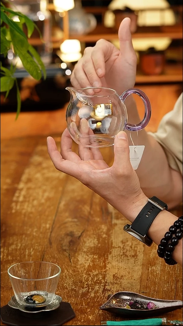 禾器/晶彩畅然茶海/浅紫/定制版