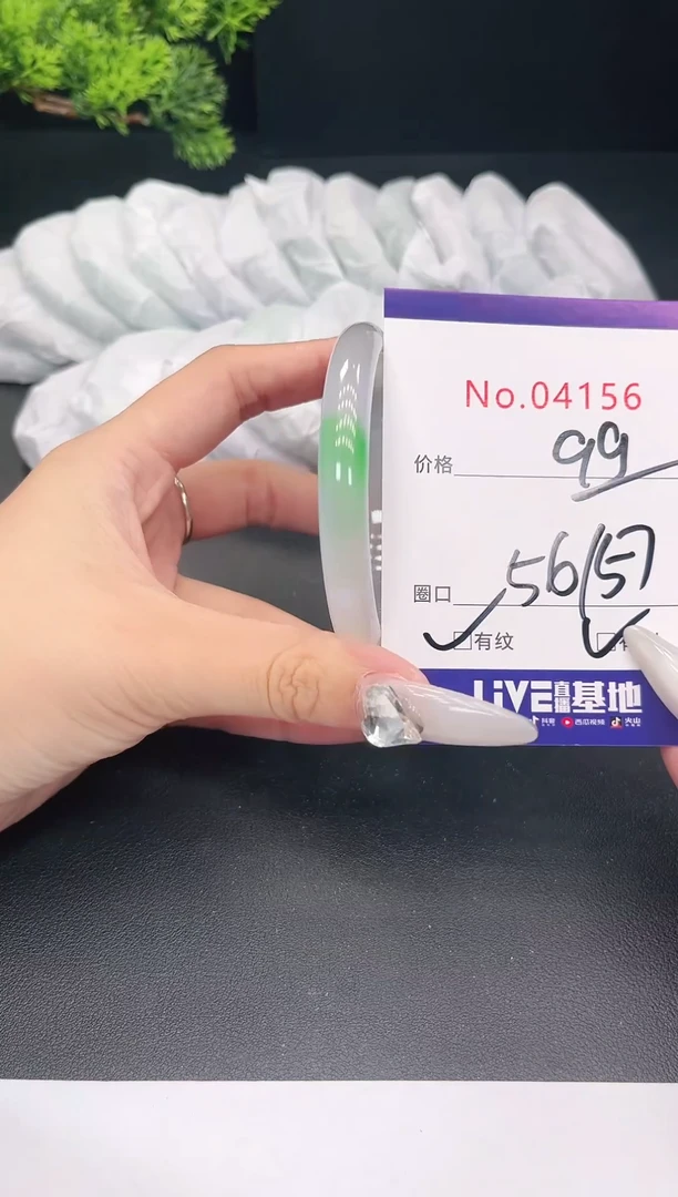 未镶嵌手镯翡翠4156