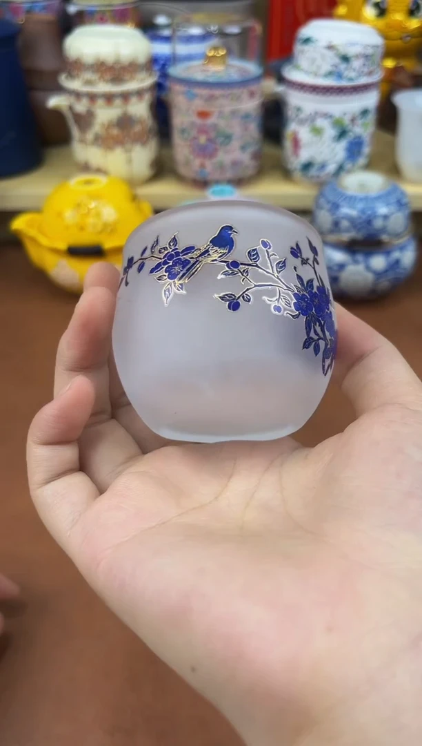 陶瓷茶具摆件旅行套组