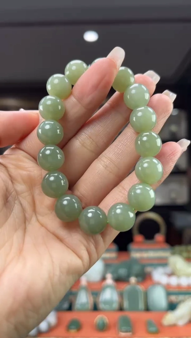 【闪购商品】和田玉颈饰未镶嵌佩佩12mm左右