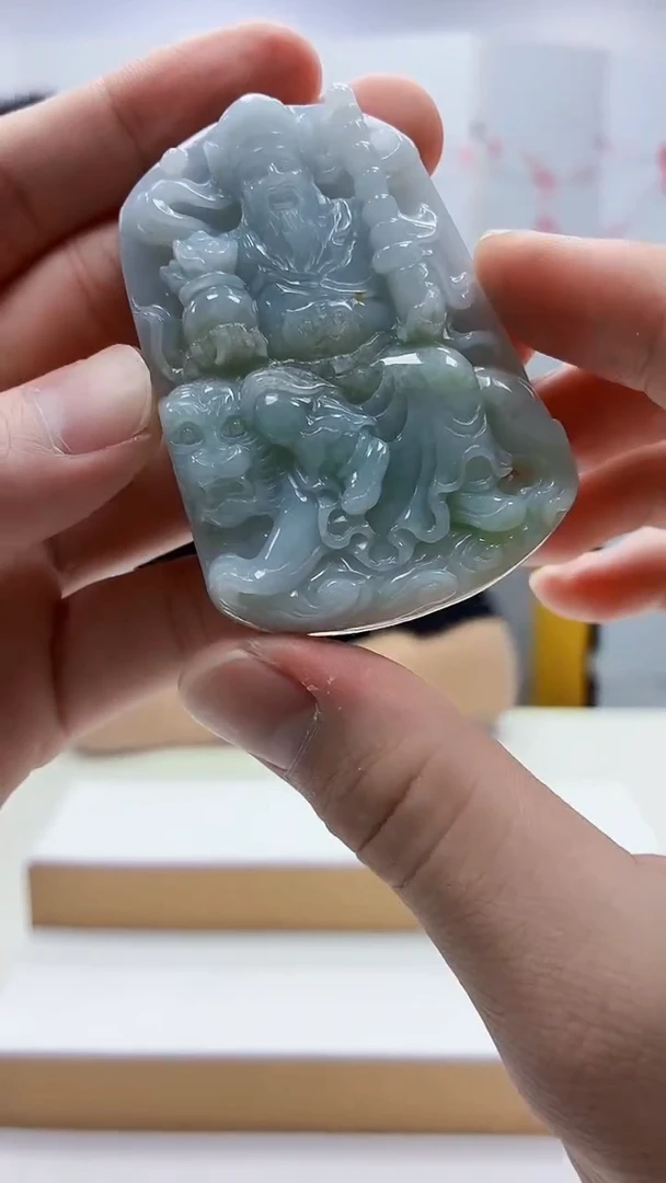未镶嵌定制翡翠5176bb-毛货挂件59
