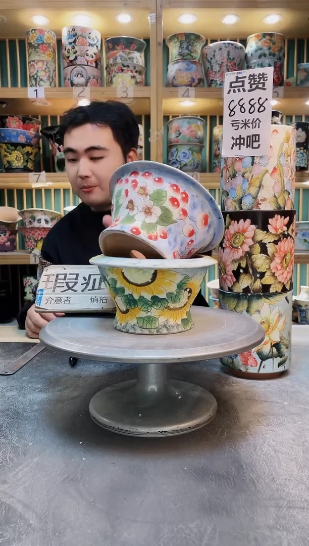 瓷片默认微瑕一物一拍1128-101-2个