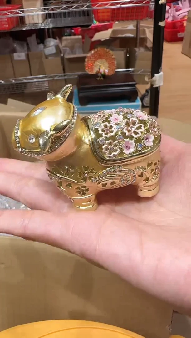 【闪购商品】茶宠珐琅首饰盒摆件AD101