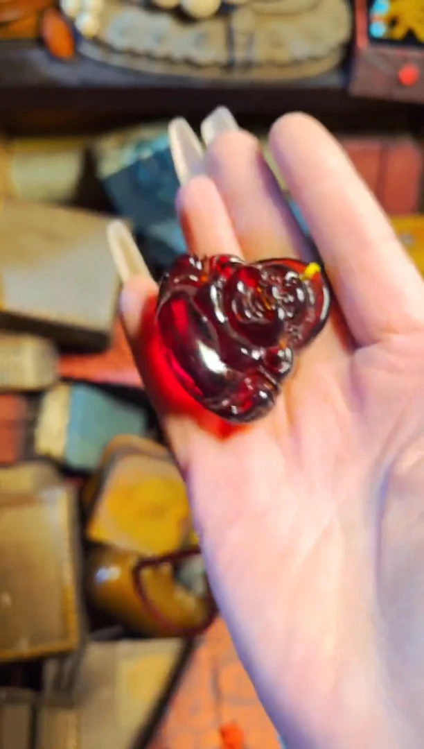 【闪购商品】血珀颈饰未镶嵌兰妹精品优选链接62