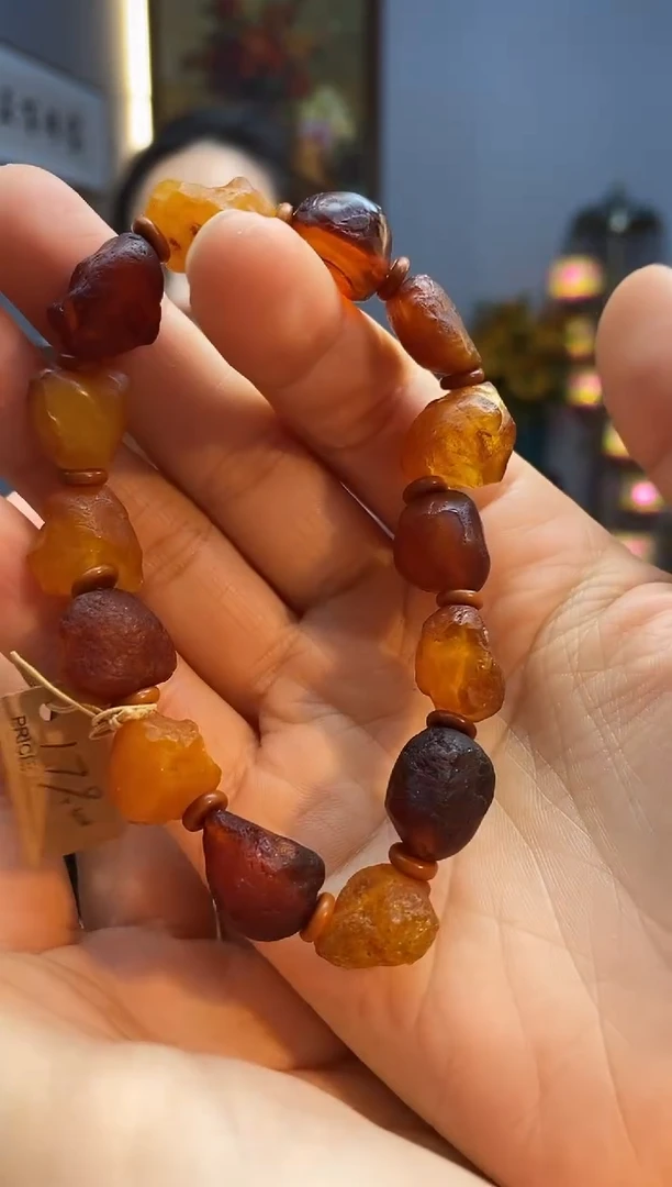 手串琥珀未镶嵌手串