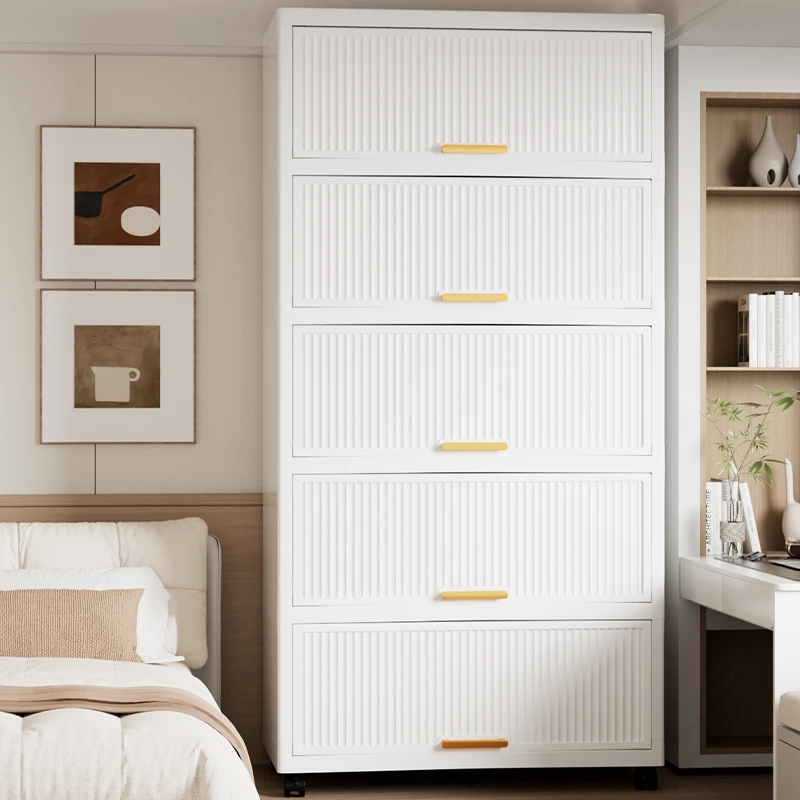 （42cm正宽）D3客厅玄关落地储物柜家用整理柜楼道简易鞋柜可移动