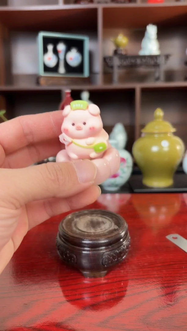 摆件瓷1.2晚微瑕陶瓷摆件