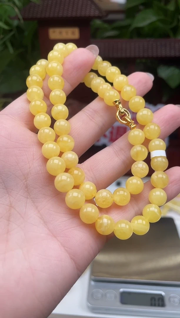 蜜蜡颈饰未镶嵌项ta25多样性发其一