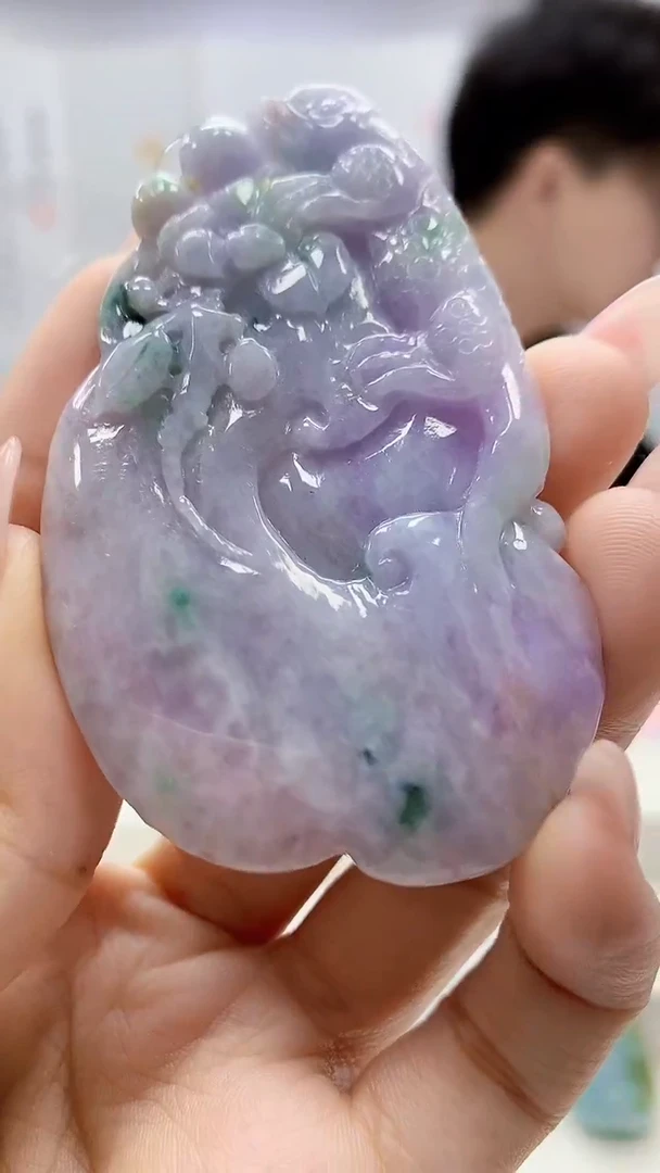 未镶嵌定制翡翠4688ty-毛货挂件86