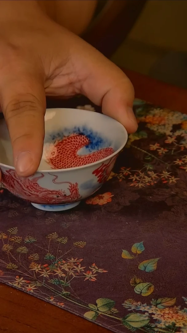 杯手工手绘杯杯很美丽