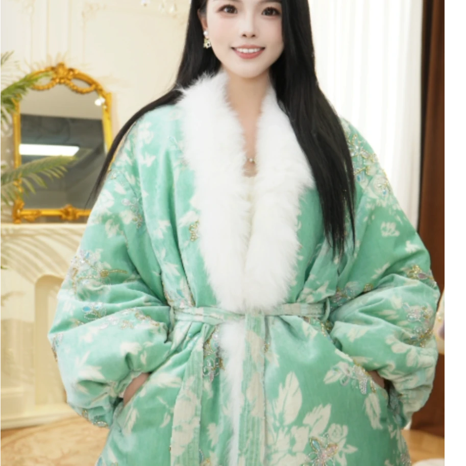 青果累累/新中式国风重工刺绣保暖外套2025d37798小鹿-大女王仓