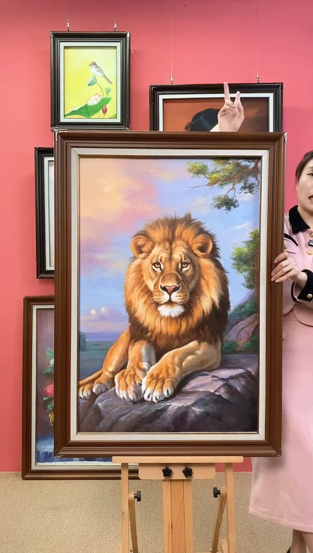 油画青**山尺寸60*90画芯（不含框）