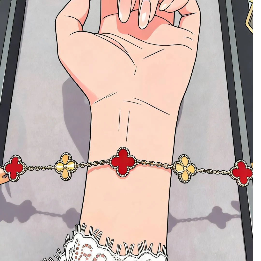 合金手链 【佳一顶版4.0】高定小众高奢百搭时尚5花手链