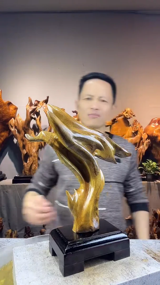 金丝楠四****队小叶桢楠随行摆件31