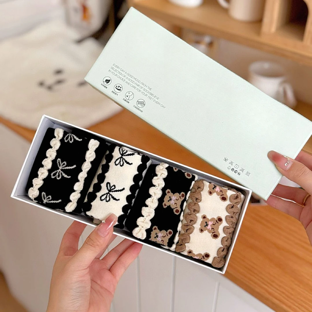 5254 ZY 蝴蝶袜盒装