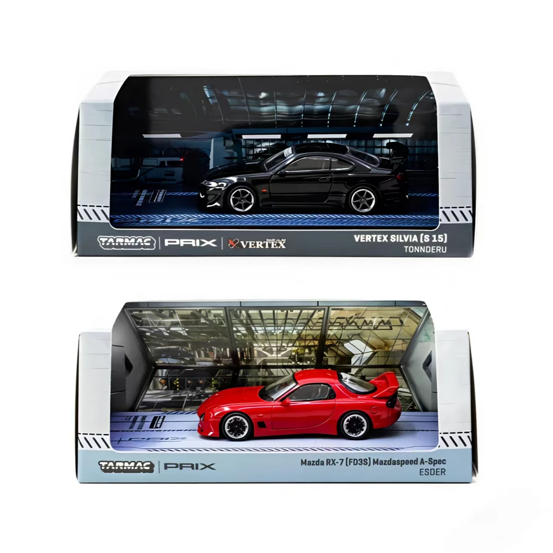 TW 圣诞静冈限定 Tarmac Works X PRIX  S15  RX7合金汽车模型