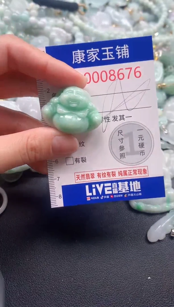 颈饰未镶嵌翡翠8676