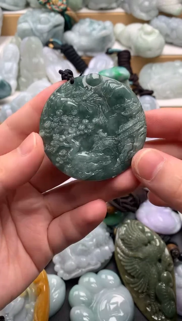 吊坠(不含链)未镶嵌翡翠1