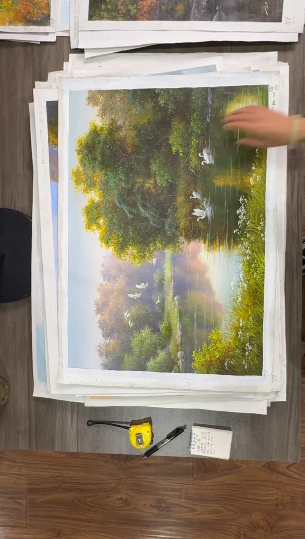 油画【20号】约50*70cm丨朝鲜原创纯手绘孤品油画丨顺丰包邮