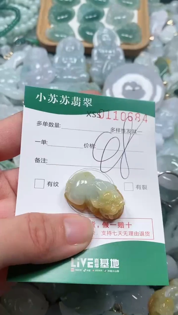 【闪购商品】翡翠颈饰未镶嵌闪购商品0110684