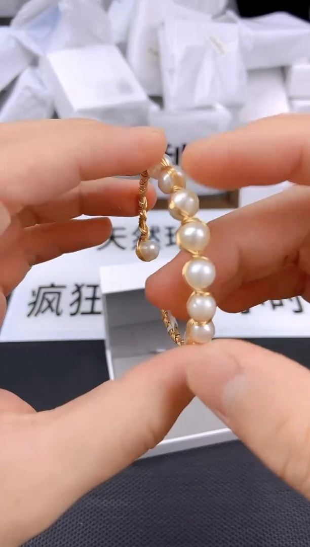 未镶嵌耳饰淡水珍珠sl1007
