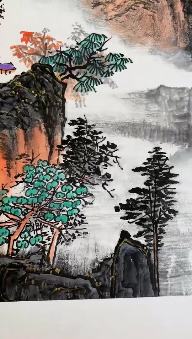 国画3送书众合郝凤先老师作品