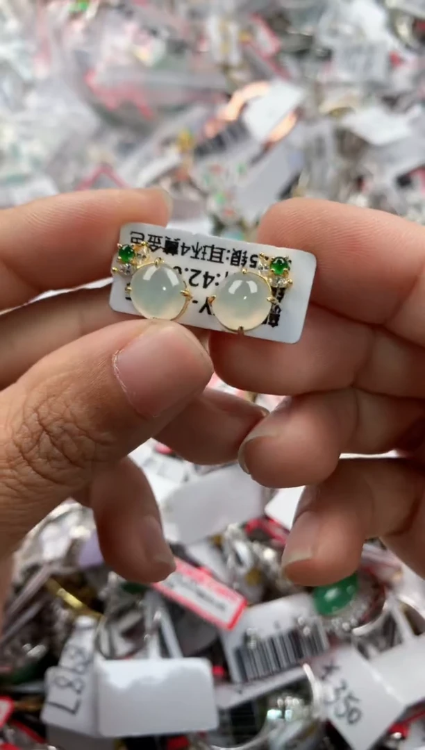 银S925镶嵌戒指翡翠3333----10