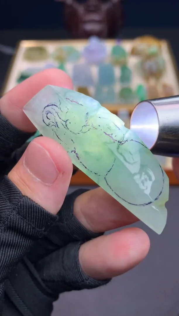 未镶嵌定制翡翠天然翡翠裸石（包工）