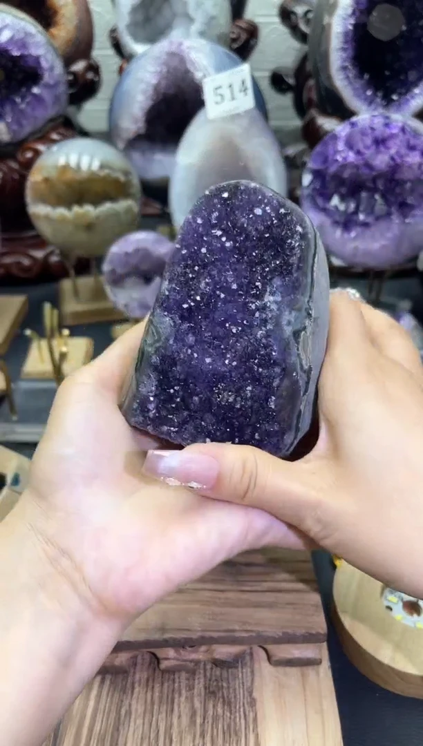 未镶嵌紫晶大型摆件（非配饰）529号摆件