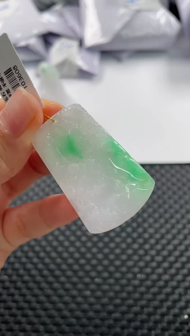 颈饰未镶嵌翡翠基地发货H 4930 山水