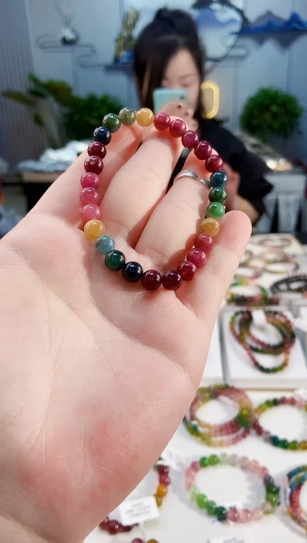 【闪购商品】碧玺手链未镶嵌G2410单圈颜色微差发1