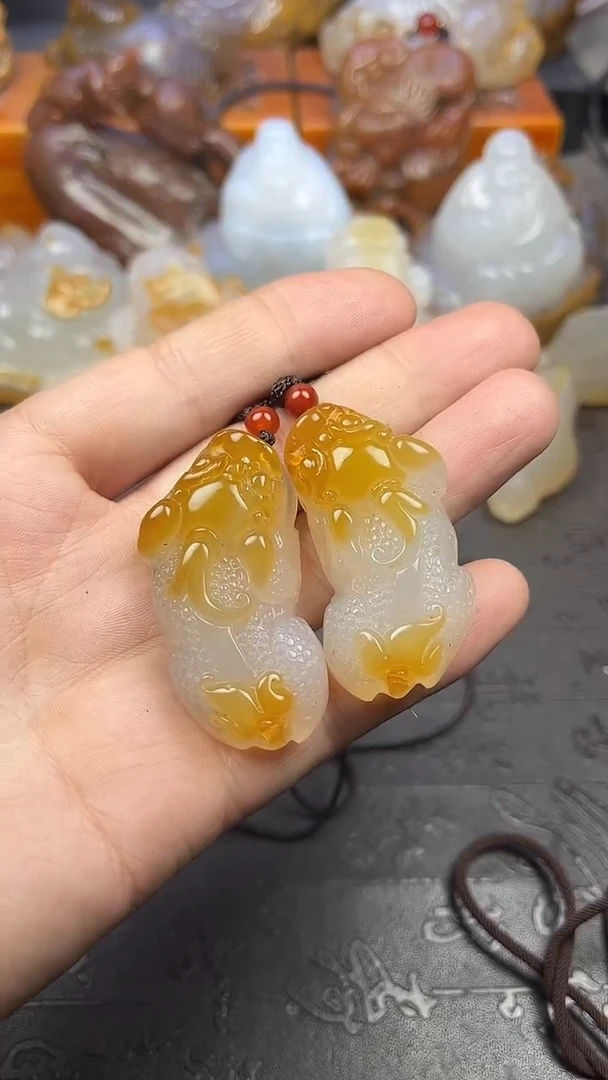 【闪购商品】玛瑙/玉髓吊坠未镶嵌1